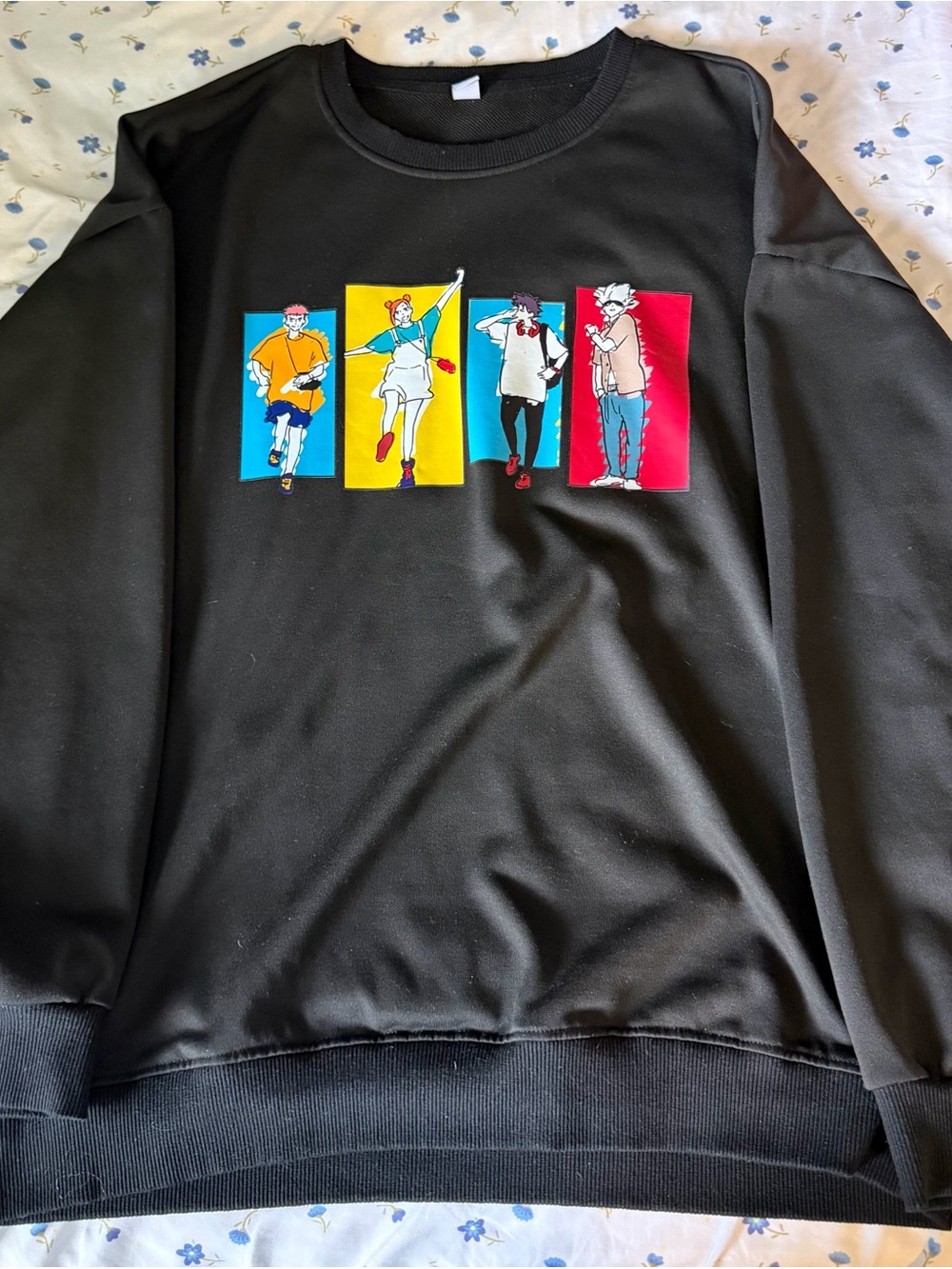 Black Jujutsu Kaisen Crewneck